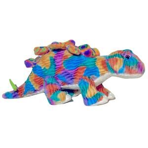 Gitzy Colorful Stuffed Dinosaur